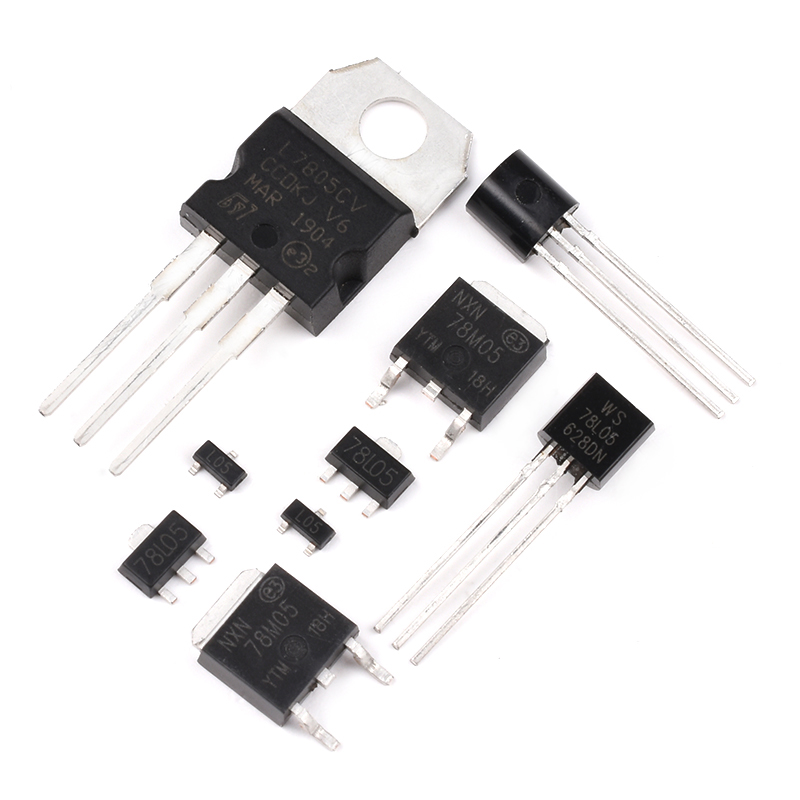 5v三端稳压l7805cvlm78l0578m05sot23to92芯片三极管