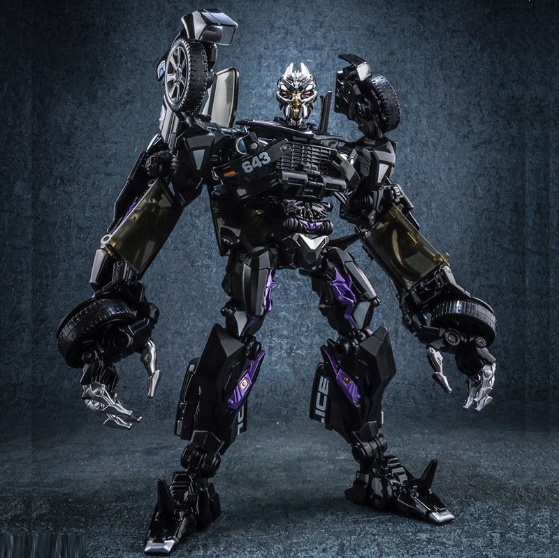 黑曼巴电影变形儿童玩具合金ls02警车判官汽车机器人变形金刚模型专区