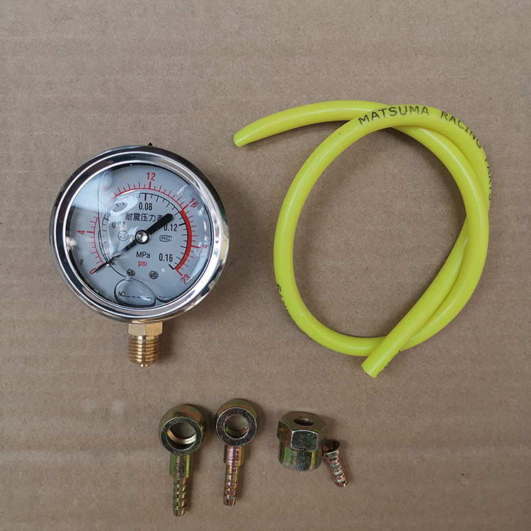 柴油车涡轮增压压力表涡轮增压器压力表增压器气压测量表防震压力