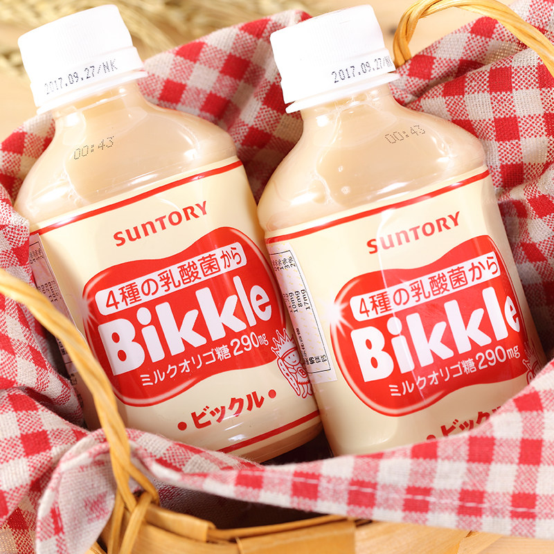 日本进口 三得利乳味饮料含4种活性乳酸菌饮料280ml 早餐饮品5347