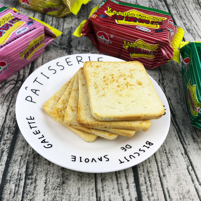 20个包邮 新家园烤馍锅巴 面包干馒头片好吃的早餐饼干零食 锅巴