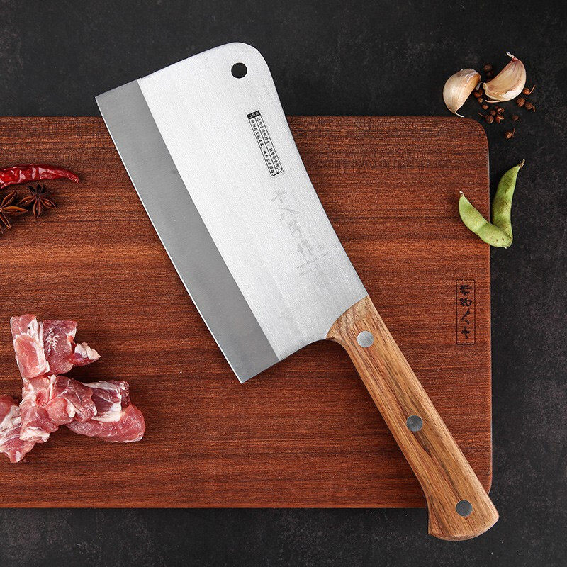 十八子作大砍刀专用大骨砍骨刀剁骨刀手工锻打加厚屠夫斩骨刀