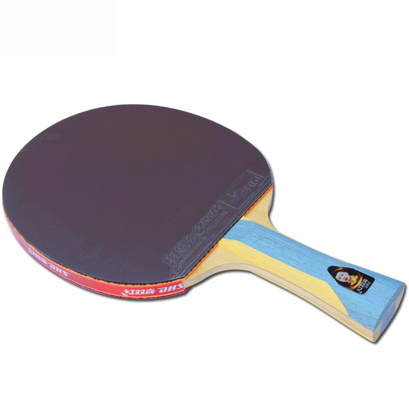 红双喜六星乒乓球拍乒乓狂飙单拍狂飚3双反胶6002乒乓球成品拍