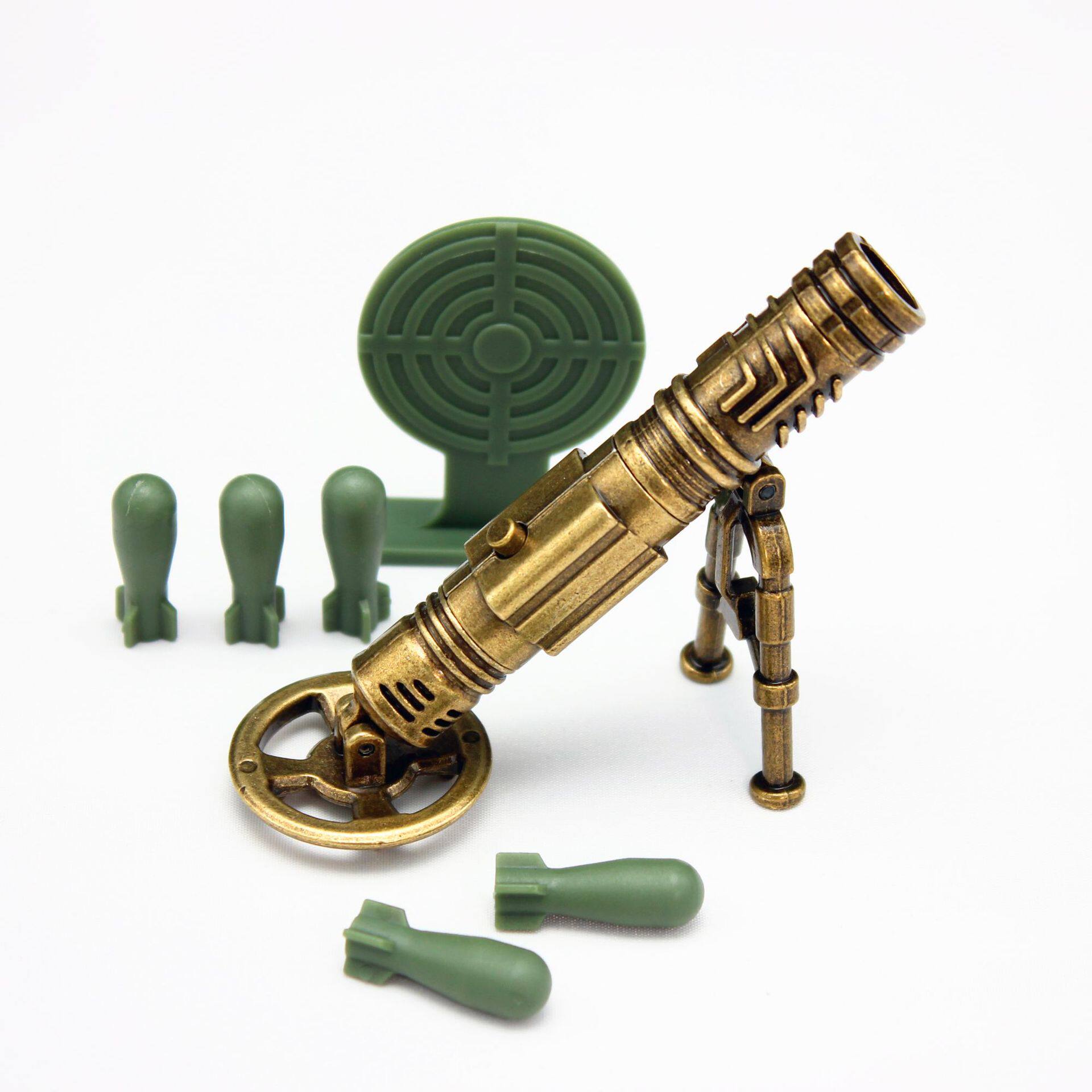 重武器绝地吃鸡金属摆件迫击炮玩具加特林儿童射击游戏实物周边