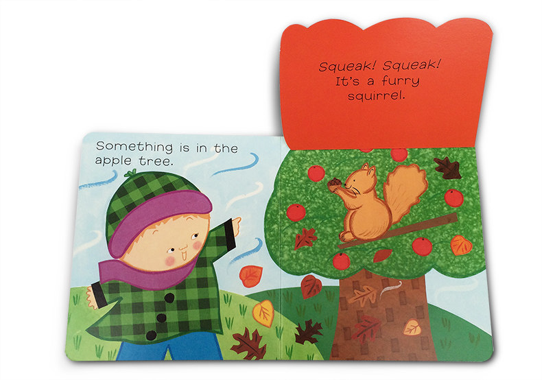 英文卡伦故事书图画绘本学习启蒙儿童认知四季儿童读物原版书