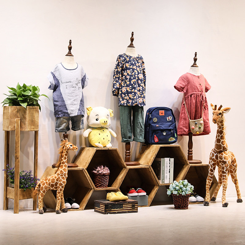 儿童模特道具 童装服装店小孩拍摄衣架婴幼儿半身软体橱窗展示架