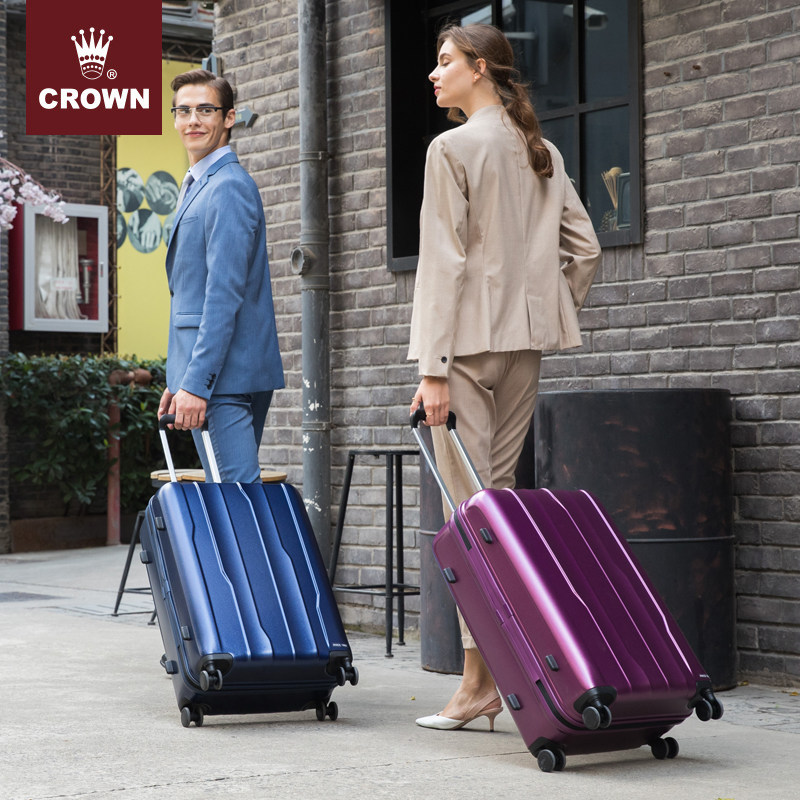 crown/皇冠拉杆箱万向轮旅行箱 轻便行李箱 皇冠硬箱 登机箱 5088