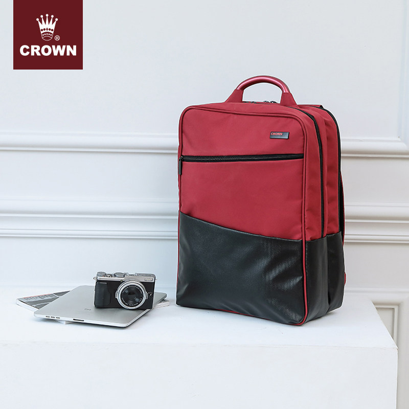 双肩包crown皇冠拎包休闲商务学生男女电脑包1815双肩背包
