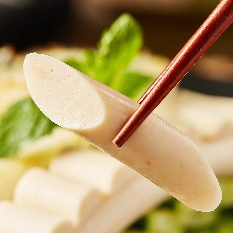 来伊份进口肠鳕鱼肠105g2亚米儿童宝宝零食鱼肉肠营养小吃