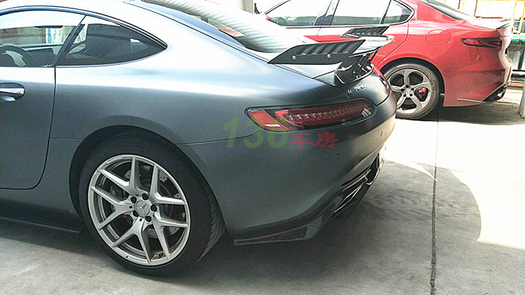 奔驰amggt尾翼风翼改装renntech高脚碳纤维尾扰尾翼