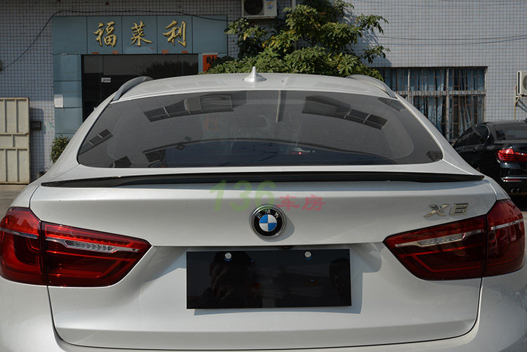 x6尾翼宝马碳纤维风翼bmw改装装上扰流导风尾翼