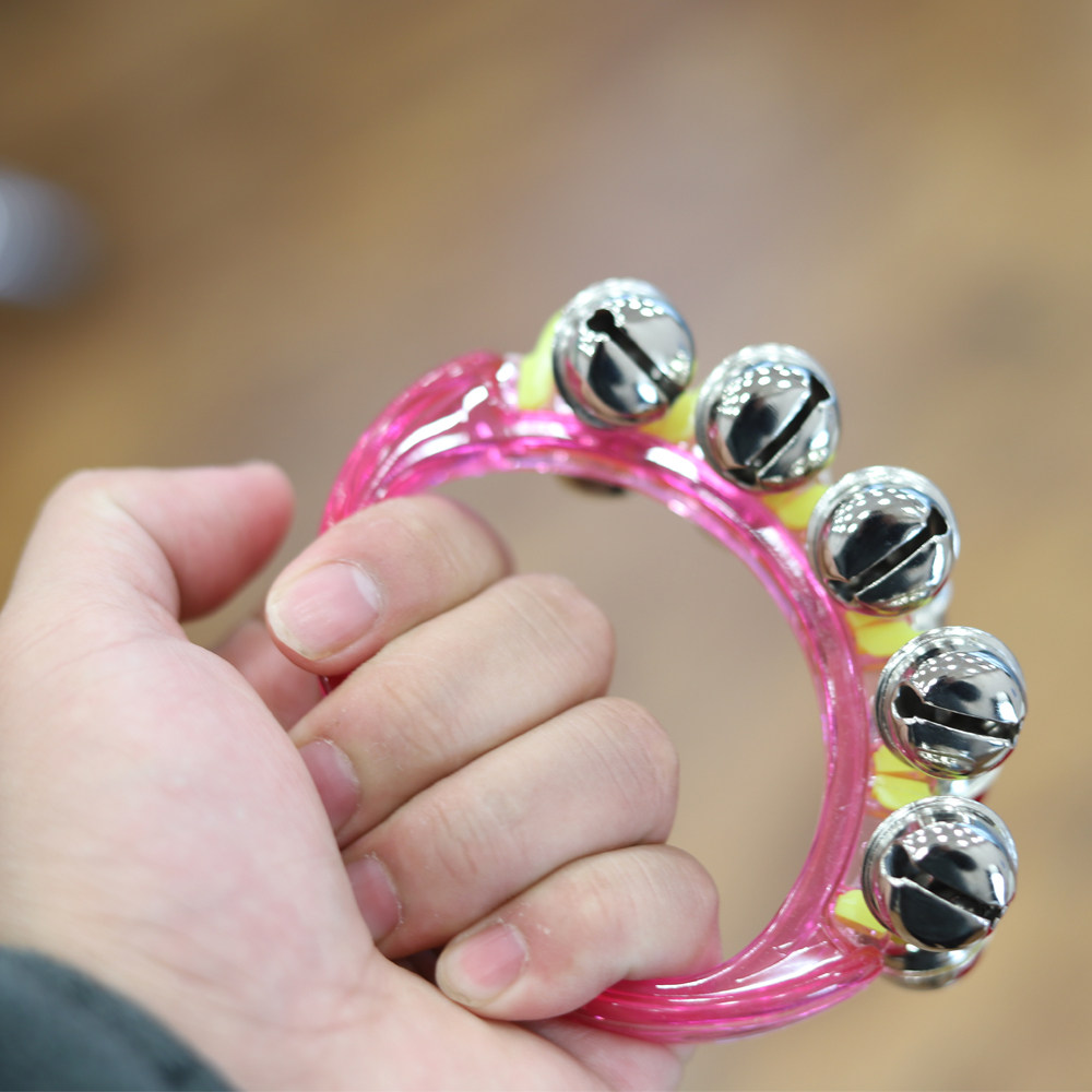 串铃打击乐器手摇幼儿园铃铛奥尔夫音乐乐器早教教具铃类乐器