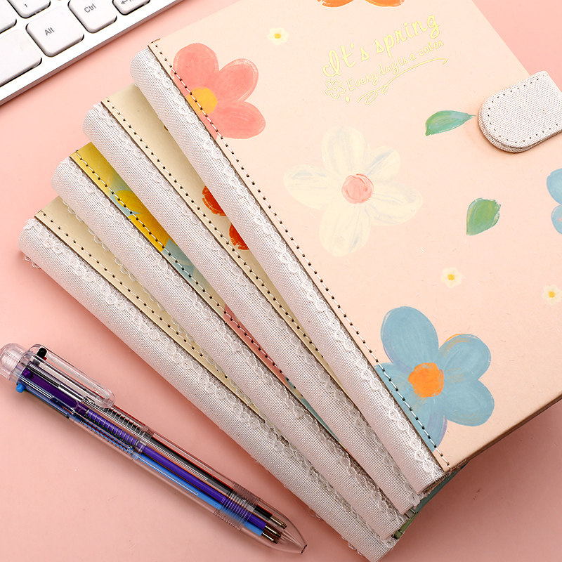 韩版加厚随身可爱记事本心小少女日记本大学生文具笔记本