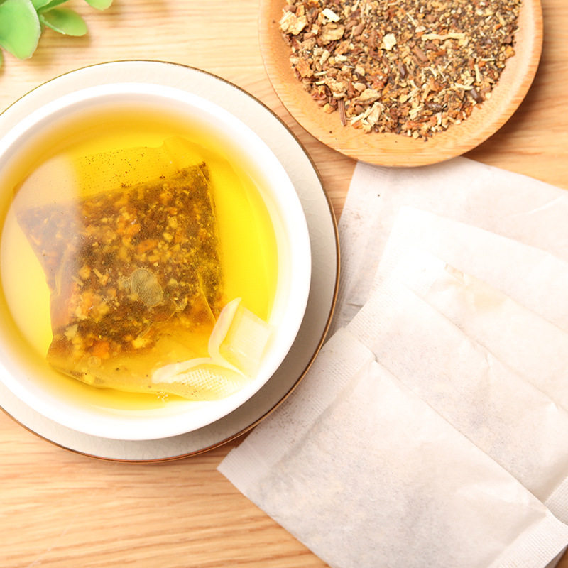 银杏杏黄精茶正品百堂叶茶白果茶中老年养生茶去养生茶