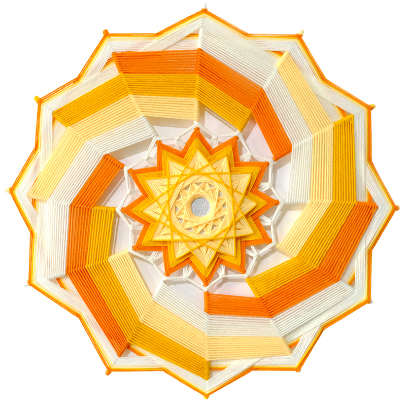 螺旋丨绕线曼达拉曼陀罗手工编织材料包diy设计挂饰创意装饰 包邮