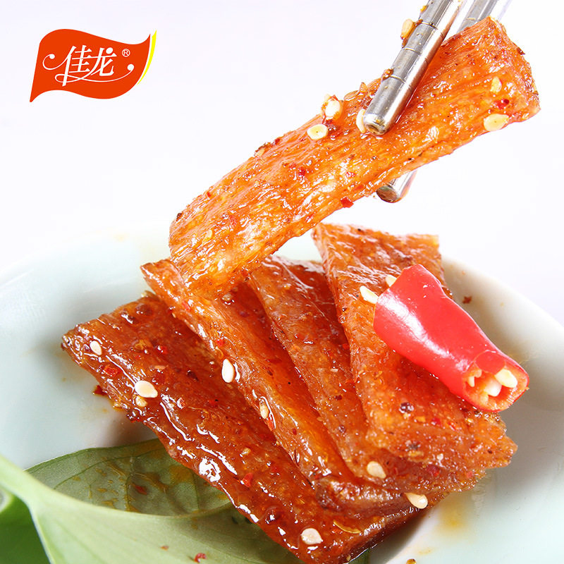 佳龙台式烤香肠素香肠烤肠麻辣条辣片小吃80后儿时怀旧零食30包