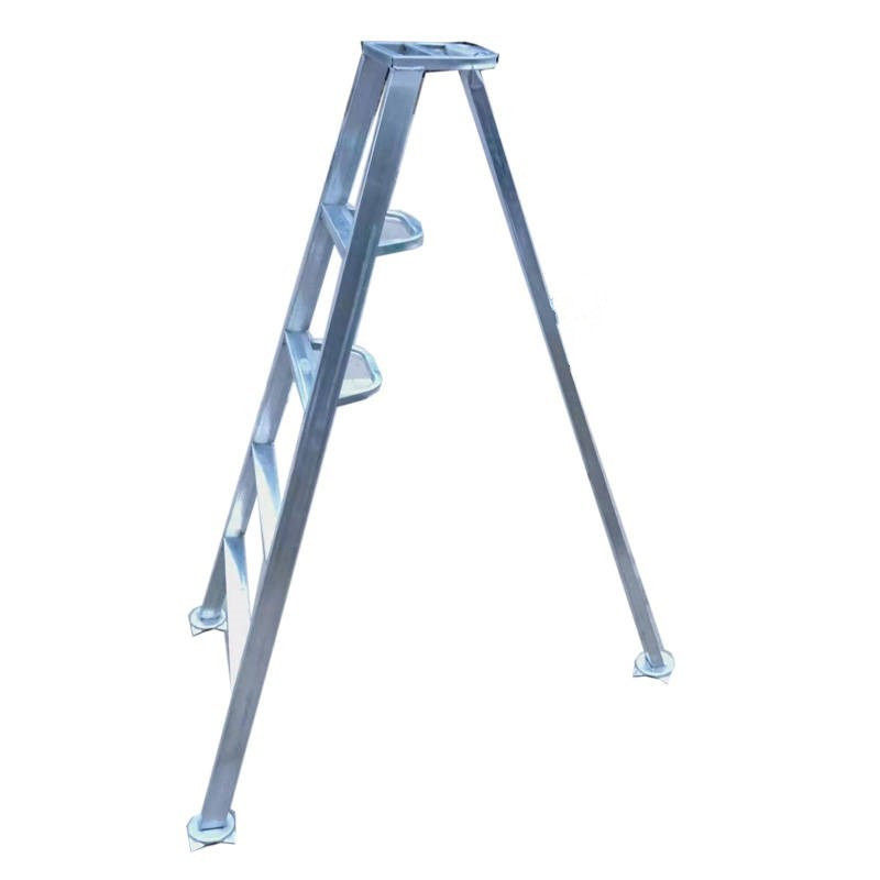 园林三脚加固绿化修剪镀锌方管三角梯子用人家用梯