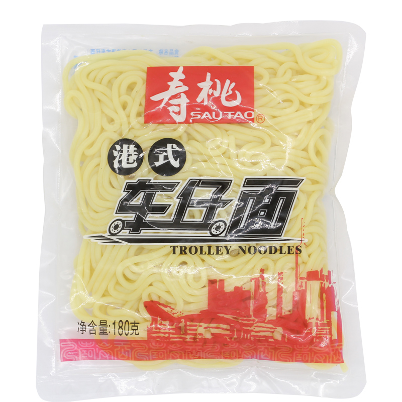 港式寿桃牌车仔面xo酱香辣煮面泡面速食方便面干拌面
