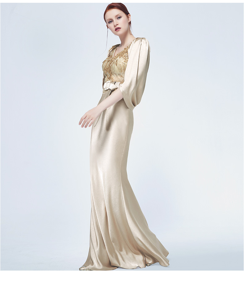 礼服晚礼服2021新款裙洋装小鱼尾连衣裙高端女装礼服