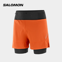 salomon Salomon outdoor running sports shorts Men lined with sports pants SENSE 2IN1 SHORTS