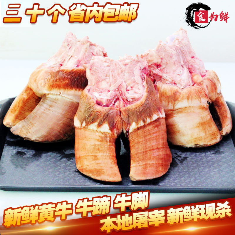 新鲜生牛蹄整只牛蹄牛短蹄黄牛水牛蹄子牛脚牛爪生牛蹄瓣网红