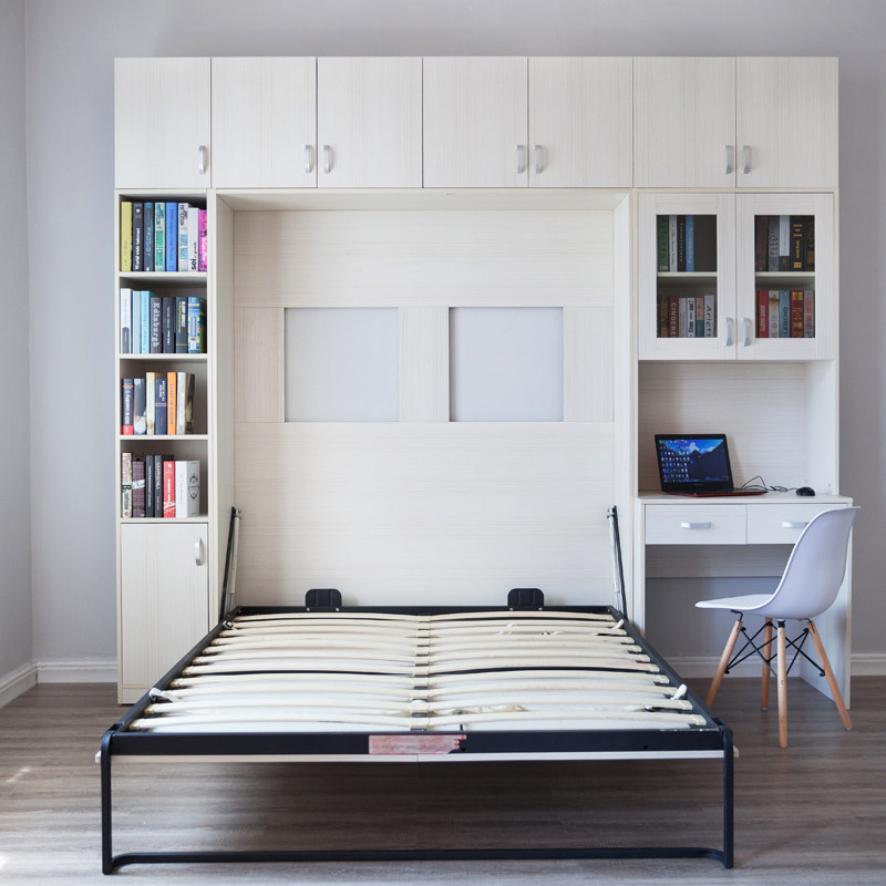 印师傅小户户型隐形床壁墨菲家用下翻床侧翻床折叠床