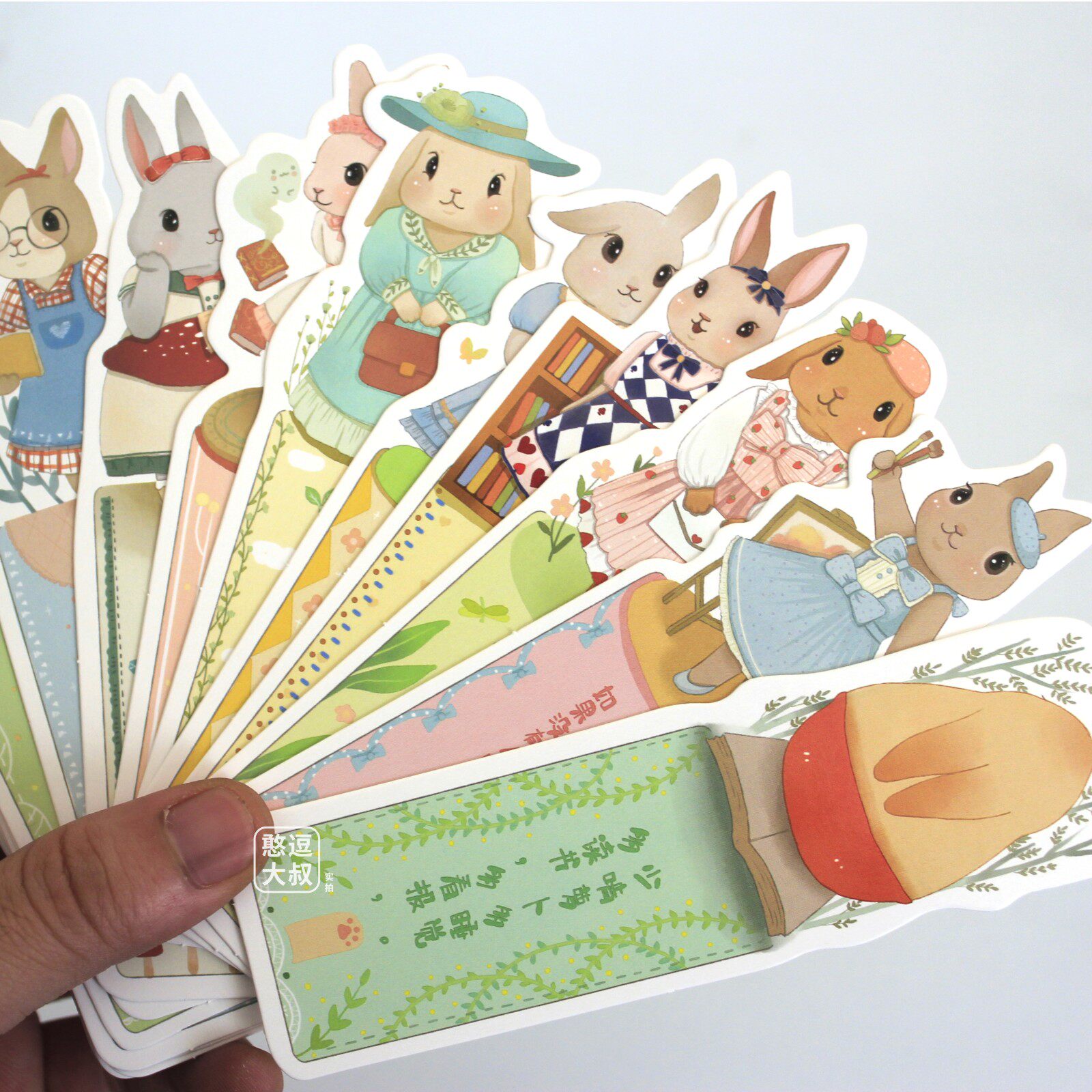 二次元萌系少女书签奇迹暖暖卡通动漫幼儿园奖励书签