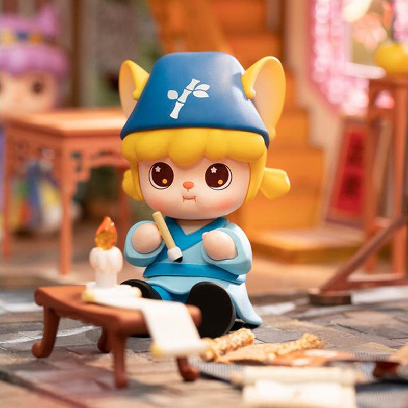 正版若来憨憨小小江湖系列盲盒玩具可爱设计潮玩盲盒