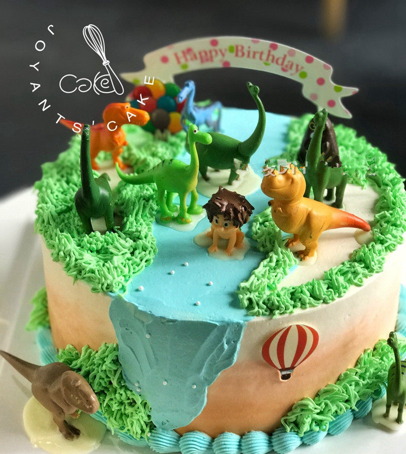 儿童恐龙主题生日蛋糕秦皇岛沧州唐山保定廊坊燕郊新鲜生日蛋糕