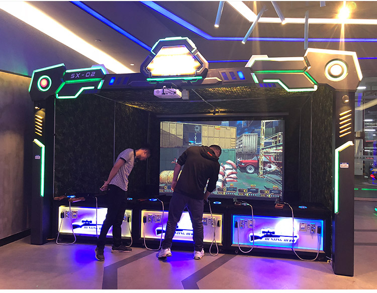 儿童游乐场设备3d投影互动游戏机打枪射击商场娱乐设施商机项目