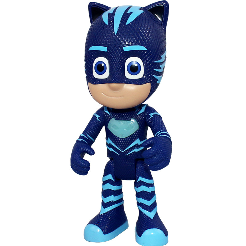 奥迪双钻睡衣小英雄玩具正品全套男孩声光蒙面人偶猫头鹰女猫小子