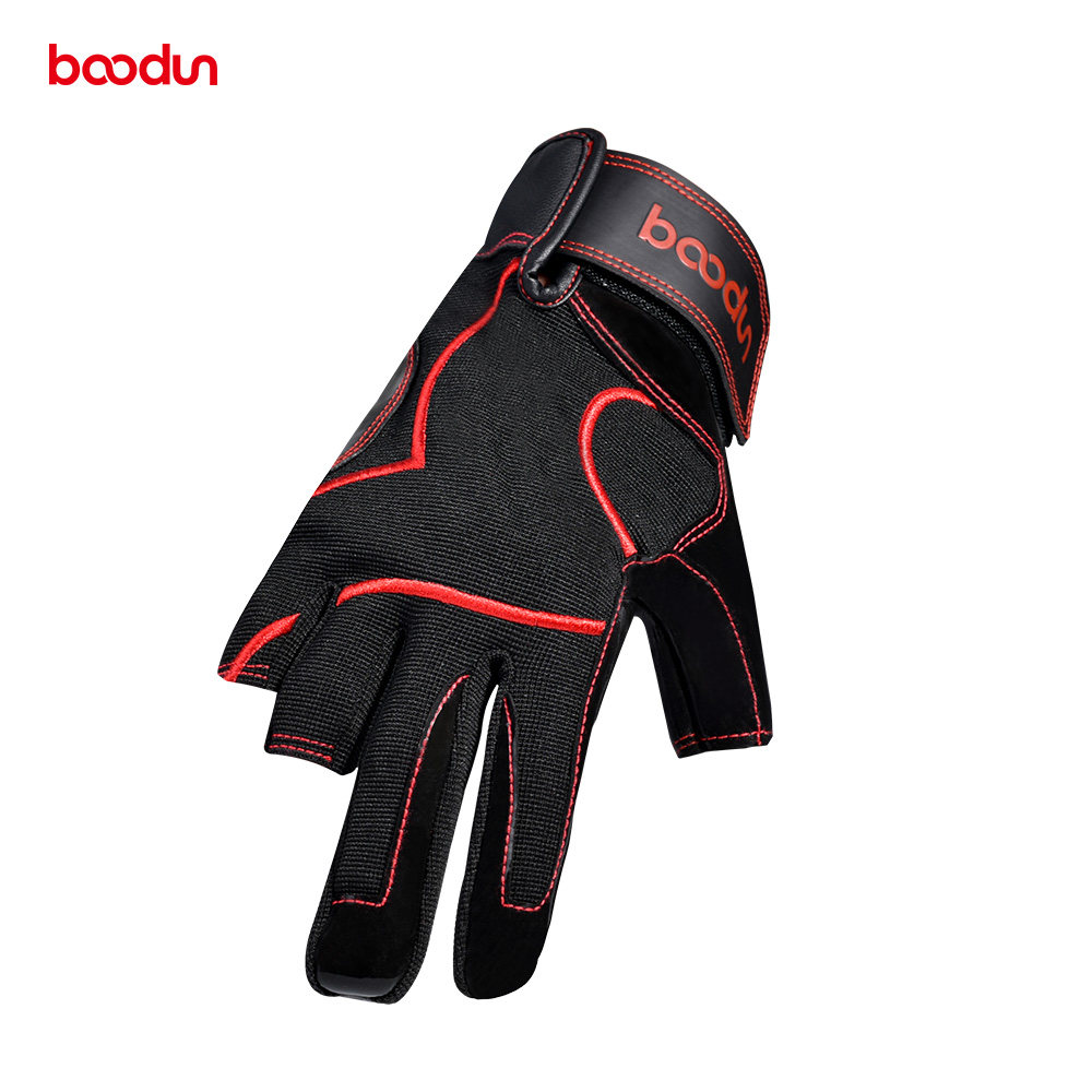 boodun专用透气三指全指航海秋冬手套运动帆船手套