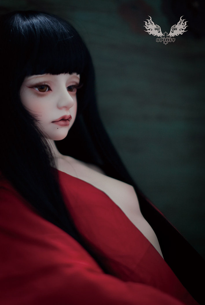 sd和服日本娃娃bjd77cm2红莲鬼契人型女娃人形bjd