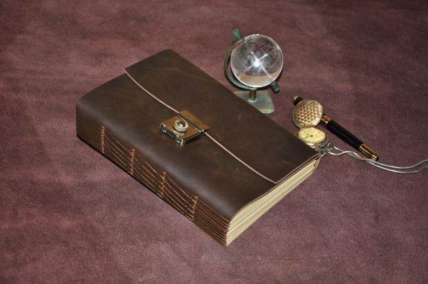 密码a5定制锁扣密码锁本厚日记本日记真皮记事本笔记本