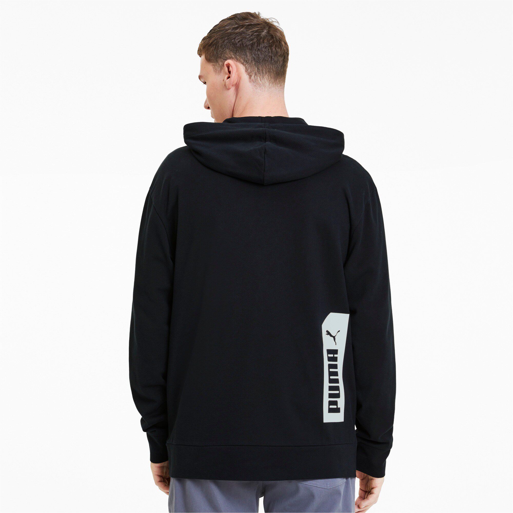 puma彪马官方正品新款男子连帽拉链卫衣外套运动茄克