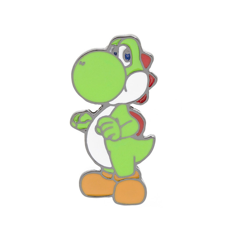 新款游戏周边超级玛丽奥耀西绿龙胸针胸针个性包包胸针