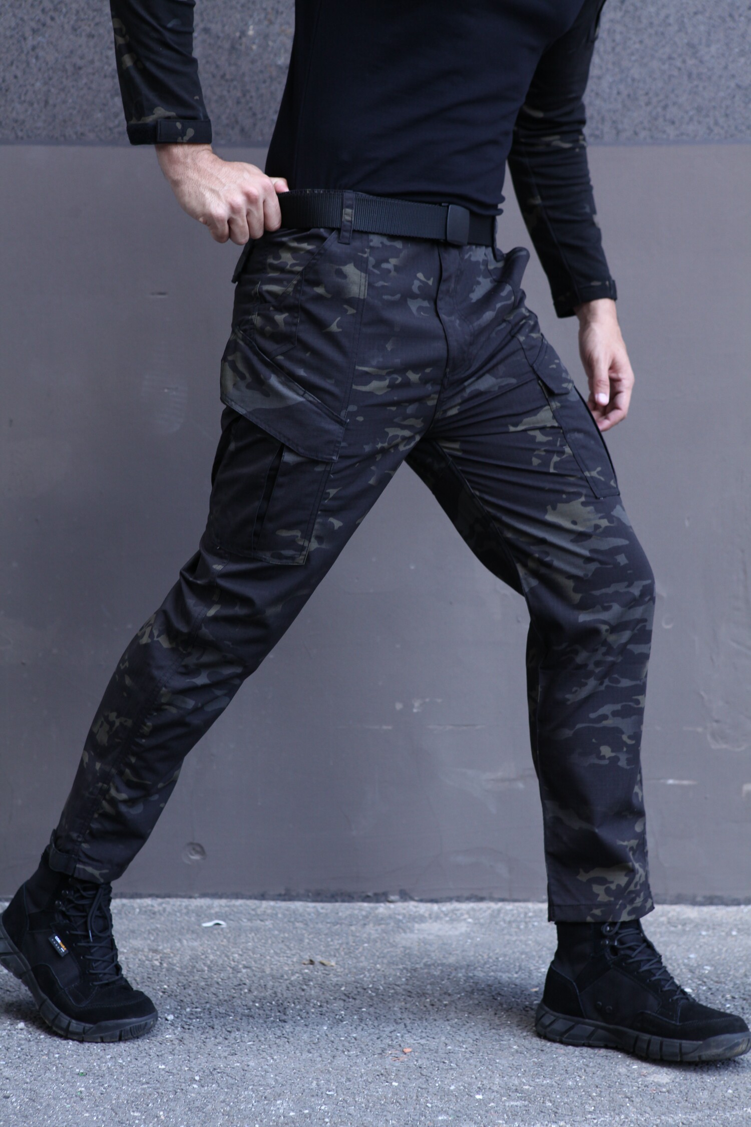 战术户外长裤魔蝎格子迷彩城市裤军迷裤特勤迷彩裤