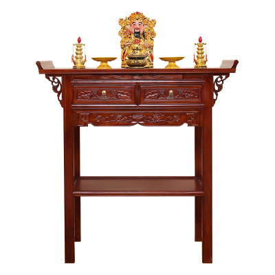 家用香案佛台实木佛龛现代神台供台供佛财神中式经济型贡台供桌 原价