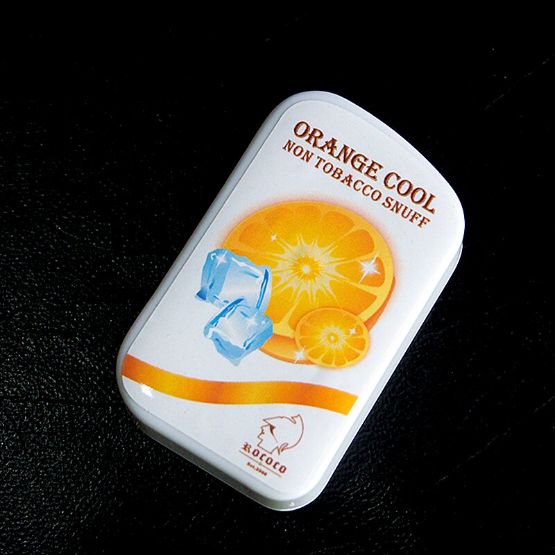 rococo国产orangecool酷橙白鼻烟鼻烟薄荷香橙尼古丁鼻烟