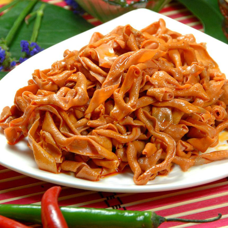 鸿雁食品香辣鸭肠计量销售真空小包包装鸭肉鸭肉零食