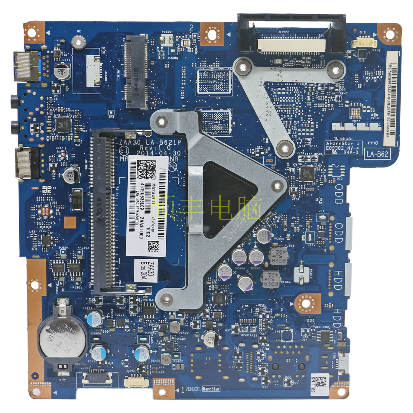 联想s2000一体机主板s2000集成j1800zaa30lab621p5b20g56336主板