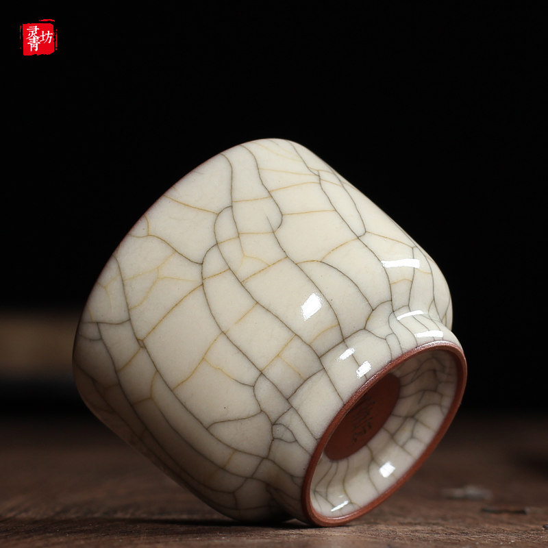 传世维德青瓷龙泉品茗大师哥窑叶维德单杯杯子茶杯