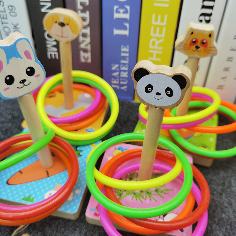 套圈儿童玩具136岁益智塑料户外亲子互动幼儿园投掷套圈