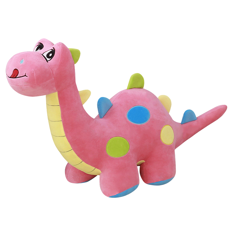 恐龙公仔毛绒玩具睡觉抱枕粉色儿童布娃娃玩偶床上毛绒布艺类玩具