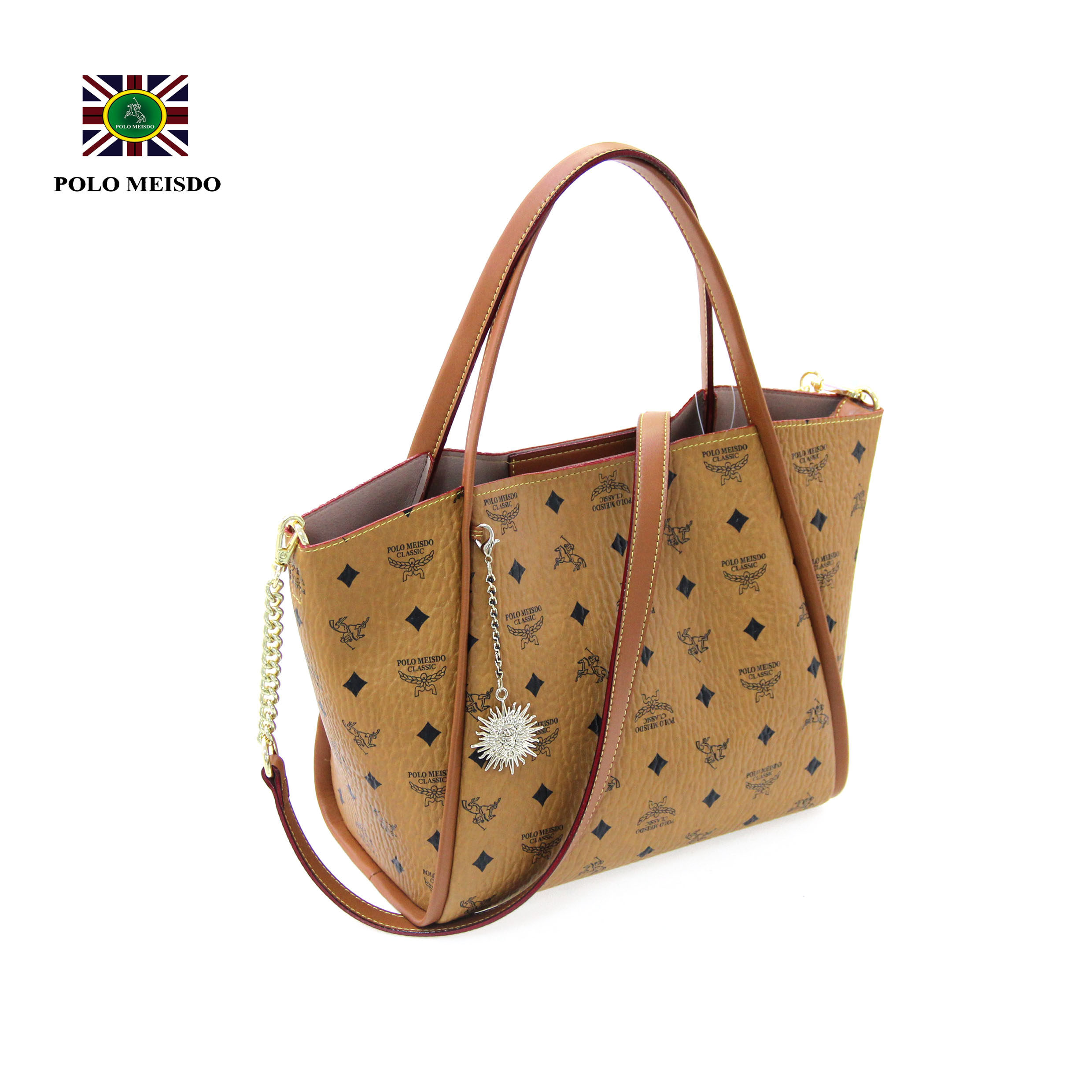 保罗zb88216新款时尚经典老花托特245mm通用款女包