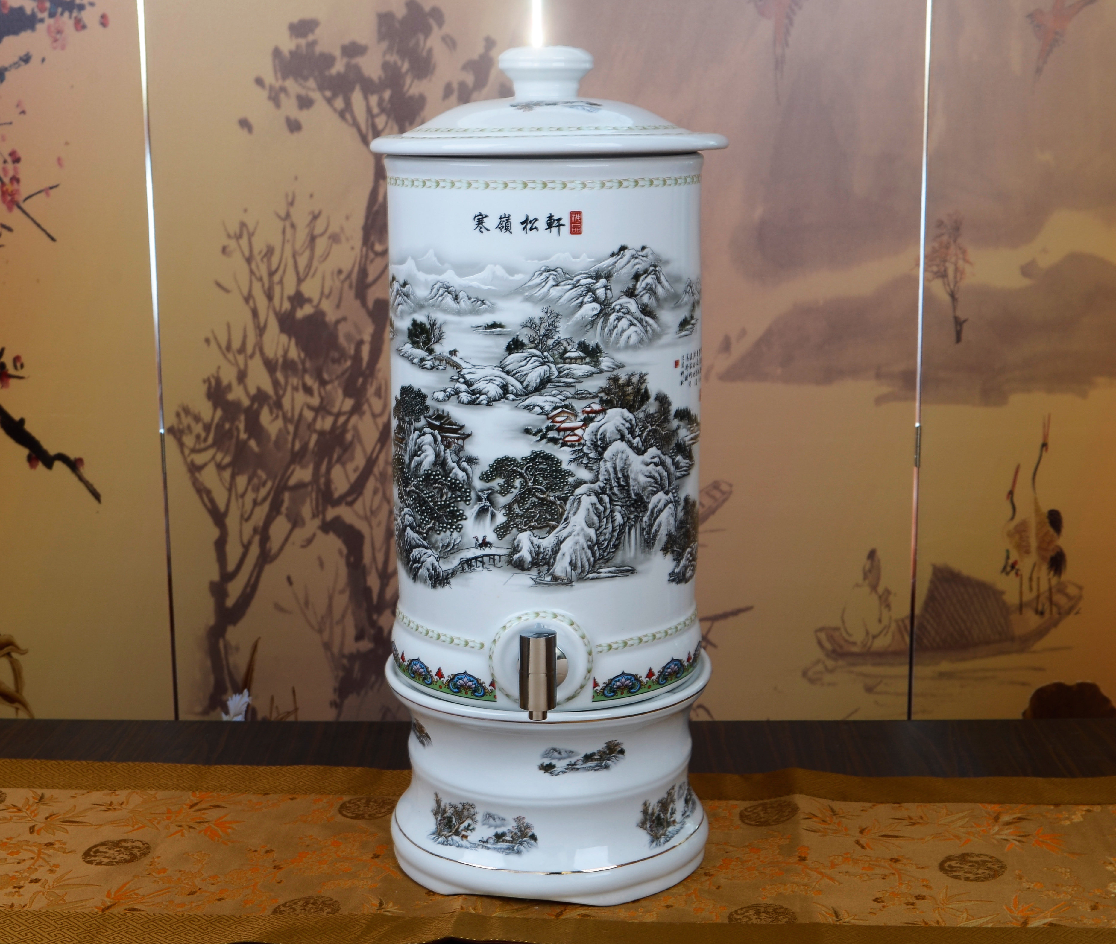 储水陶瓷净水器净水水缸水桶水罐水壶带过过滤器滤水器