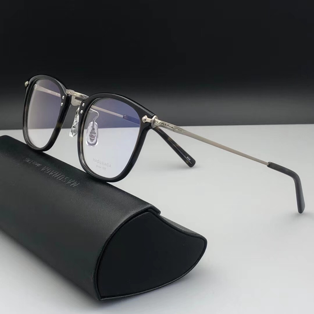 masunaga增永眼镜日本复古方框近视眼镜框gms806可配眼镜架