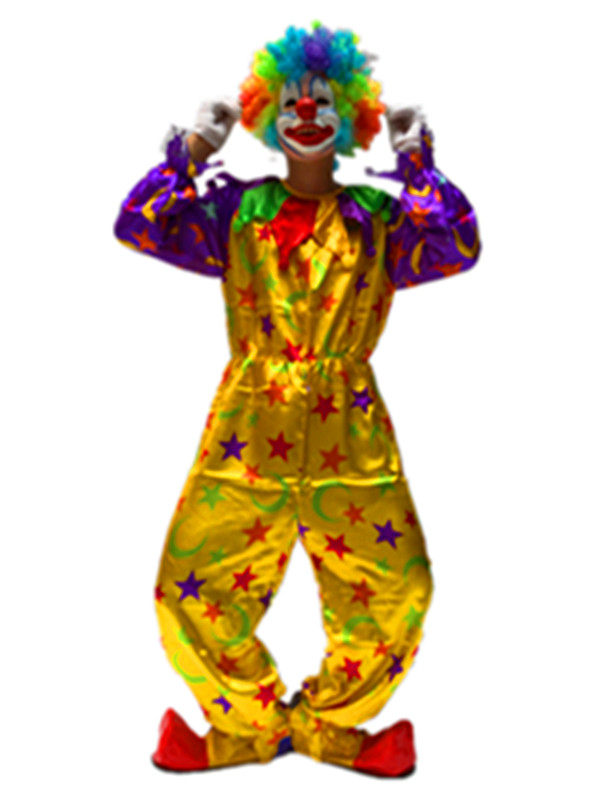 小丑服装魔术师服饰万圣节演出用品包邮套装成人服饰