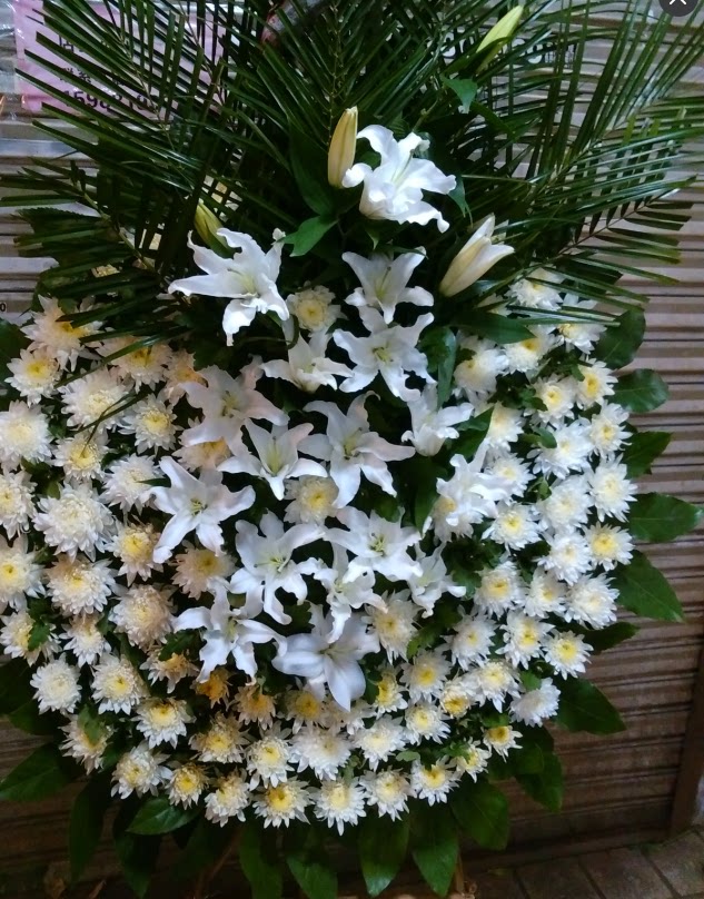 杭州花圈余杭祭奠丧事殡仪馆白事哀思花圈清明菊花花篮冬至菊花