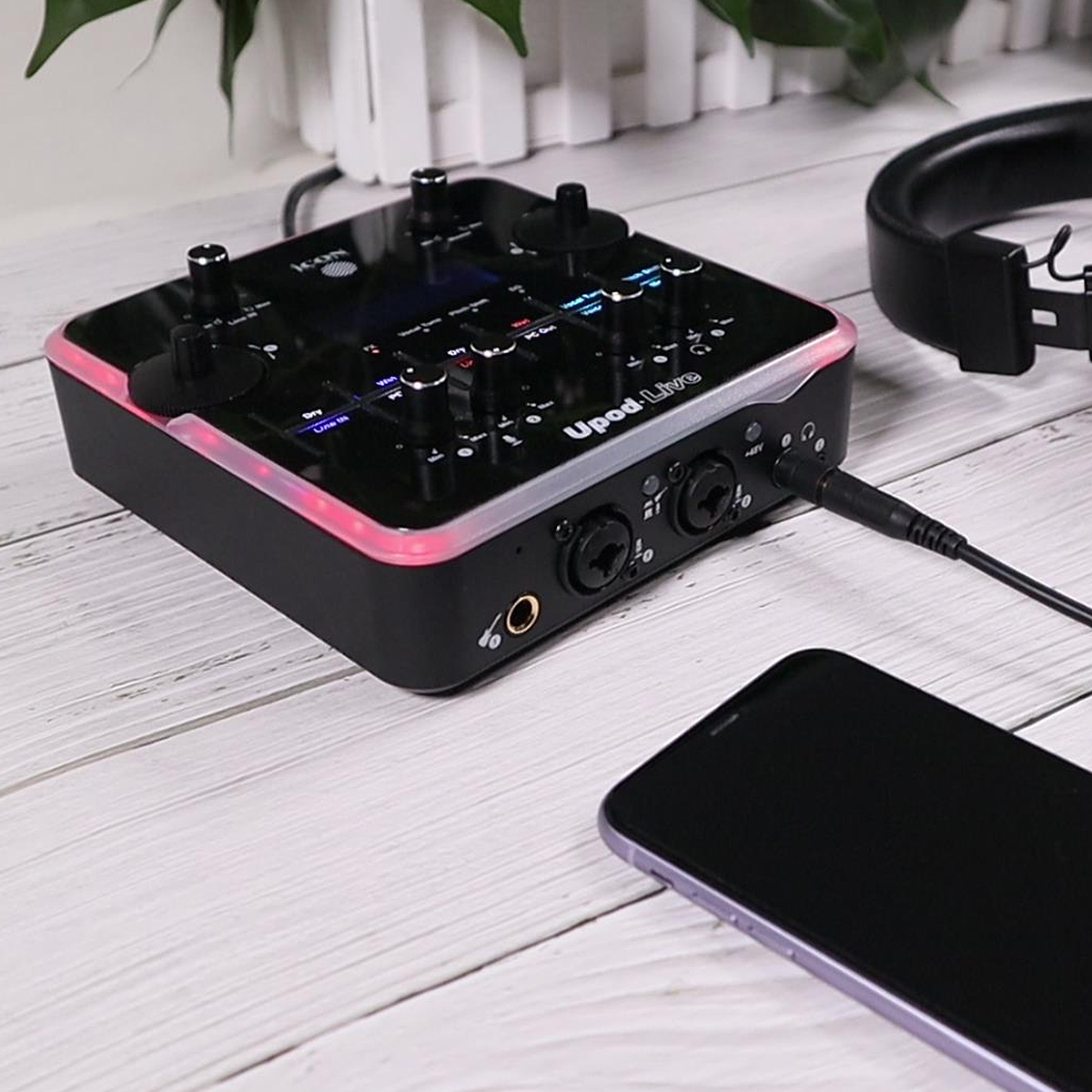 icon艾肯upodlive直播专用声卡手机声卡